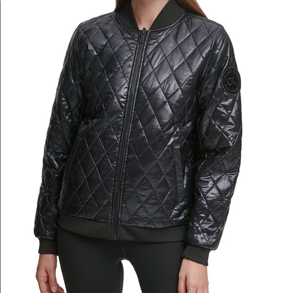 Performance Reversible Quilted Bomber Jacket
